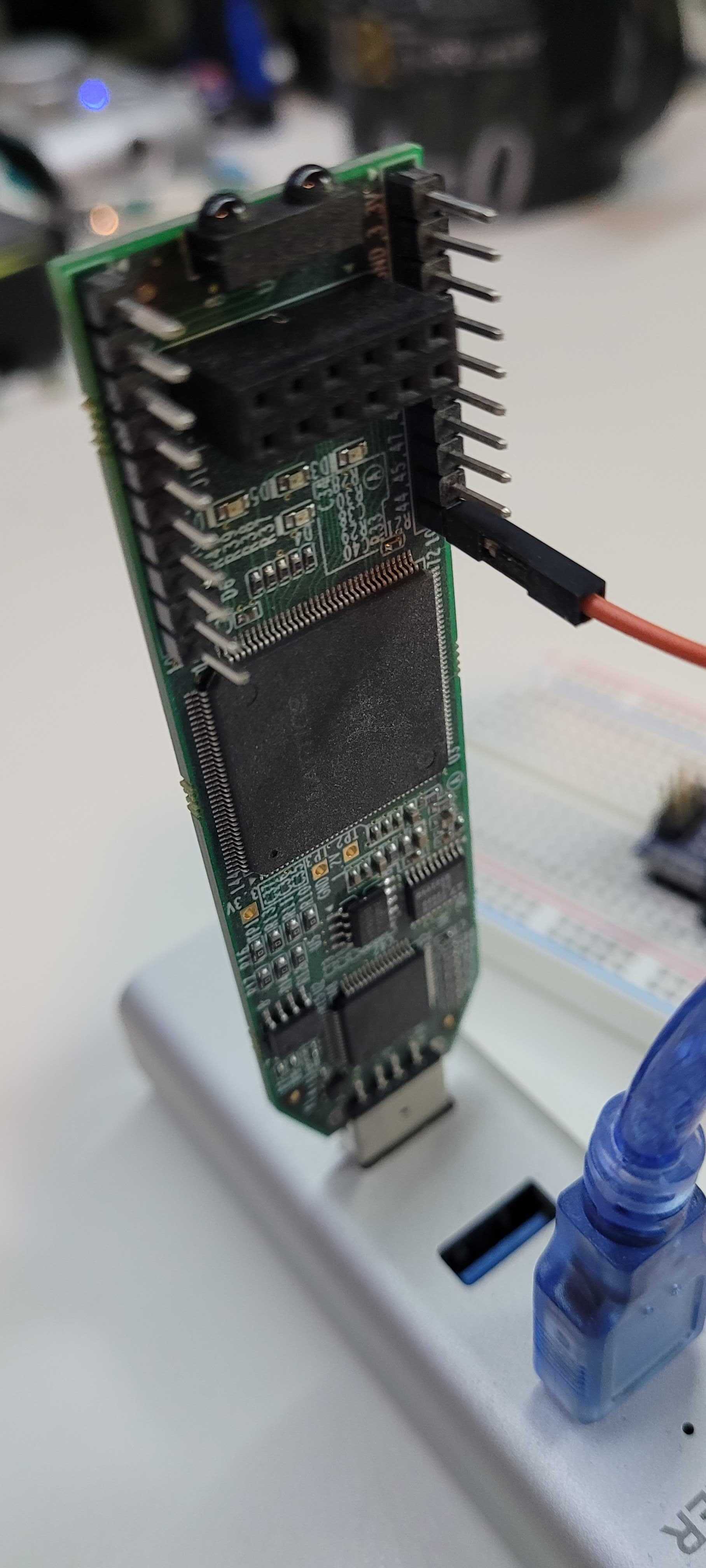 Close-up wiring
